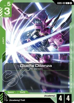 Guel's Dilanza (GD05-031) - Freedom Ascension - Card Brawlers