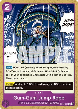 Gum-Gum Jump Rope (Reprint) (OP09-079) - Premium Booster -The Best- Vol. 2 - Card Brawlers