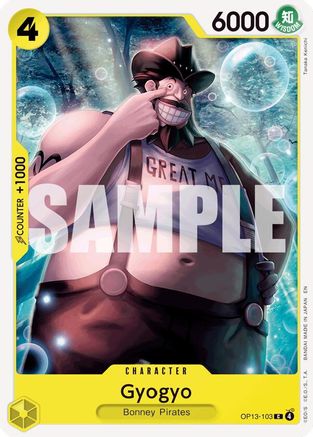 Gyogyo (OP13-103) - Carrying On His Will - Card Brawlers