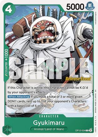 Gyukimaru (OP12-024) - Legacy of the Master Release Event Cards - Card Brawlers