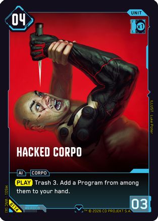 Hacked Corpo (B114) - Welcome to Night City Beta - Card Brawlers