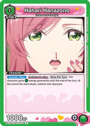 Hahari Hanazono (071) (UE21BT/RLY-1-071) - UE21BT The 100 Girlfriends Who Really Really Really Really REALLY Love You - Card Brawlers