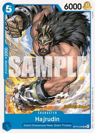Hajrudin (OP15-049) - Adventure on Kami's Island Release Event Cards - Card Brawlers