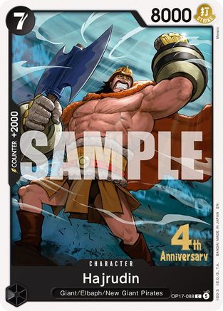 Hajrudin (OP17-088) - The World's Strongest Warriors Release Event Cards - Card Brawlers