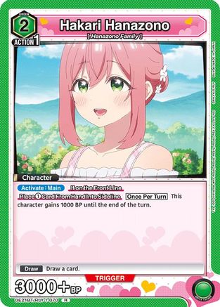Hakari Hanazono (070) (UE21BT/RLY-1-070) - UE21BT The 100 Girlfriends Who Really Really Really Really REALLY Love You Foil - Card Brawlers