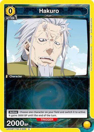 Hakuro (009) (UE20BT/TSK-2-009) - UE20BT That Time I Got Reincarnated as a Slime - Card Brawlers