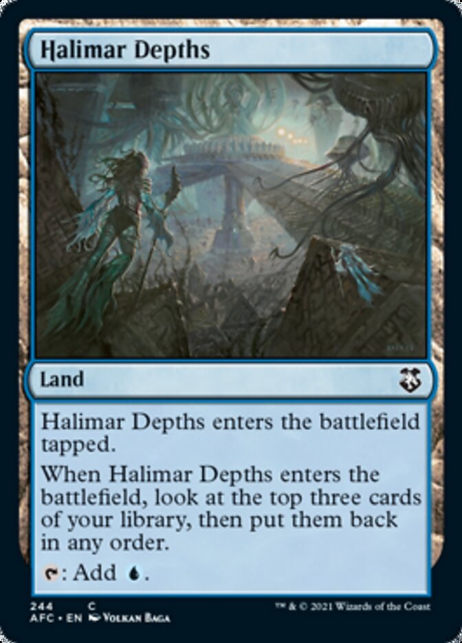 Halimar Depths [Dungeons & Dragons: Adventures in the Forgotten Realms Commander] - Card Brawlers