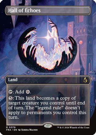 Hall of Echoes (Borderless) (FRA-379) - Reality Fracture - Card Brawlers