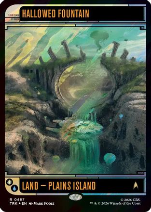 Hallowed Fountain (Surge Foil) (TRK-487) - Star Trek Foil - Card Brawlers