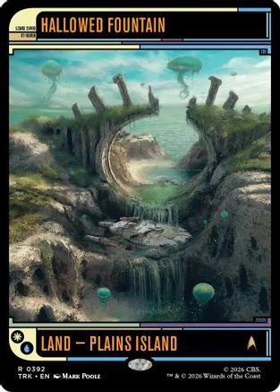Hallowed Fountain (TRK-392) - Star Trek Foil - Card Brawlers