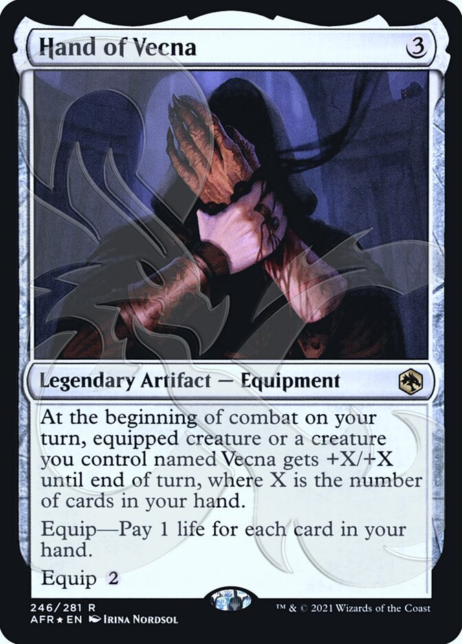 Hand of Vecna (Ampersand Promo) [Dungeons & Dragons: Adventures in the Forgotten Realms Promos] - Card Brawlers