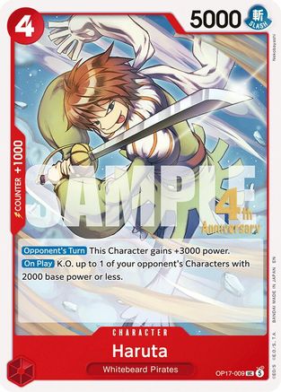 Haruta (OP17-009) - The World's Strongest Warriors Release Event Cards - Card Brawlers