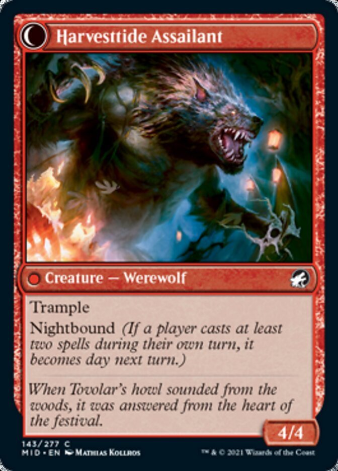Harvesttide Infiltrator // Harvesttide Assailant [Innistrad: Midnight Hunt] - Card Brawlers