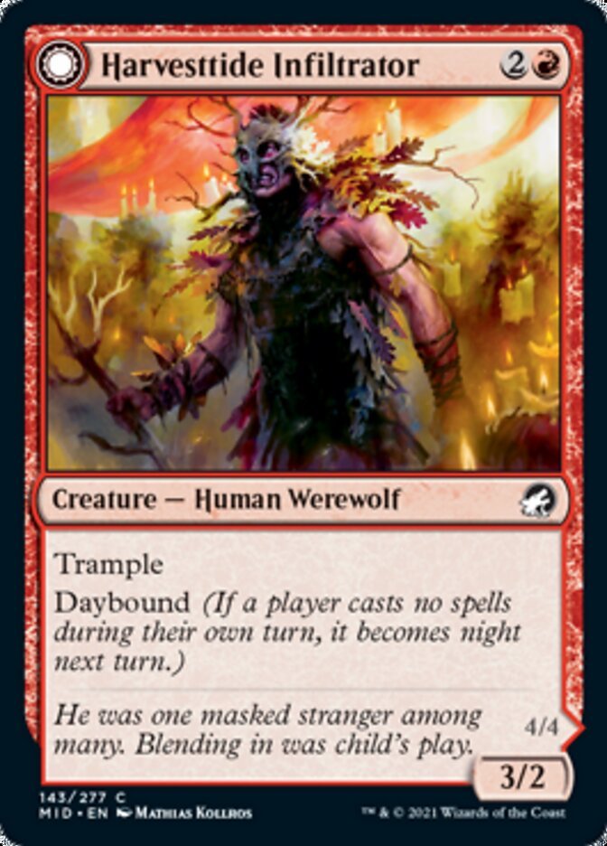 Harvesttide Infiltrator // Harvesttide Assailant [Innistrad: Midnight Hunt] - Card Brawlers