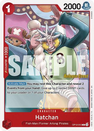Hatchan (OP12-013) - Legacy of the Master Release Event Cards - Card Brawlers