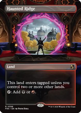 Haunted Ridge (Borderless) (FRA-398) - Reality Fracture Foil - Card Brawlers