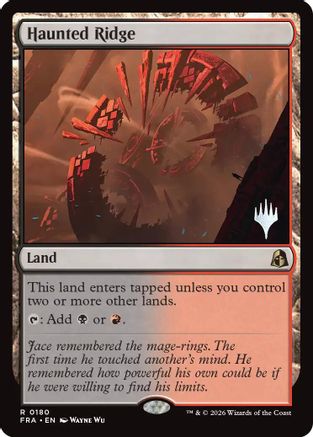 Haunted Ridge (PPFRA-180) - Promo Pack: Reality Fracture - Card Brawlers