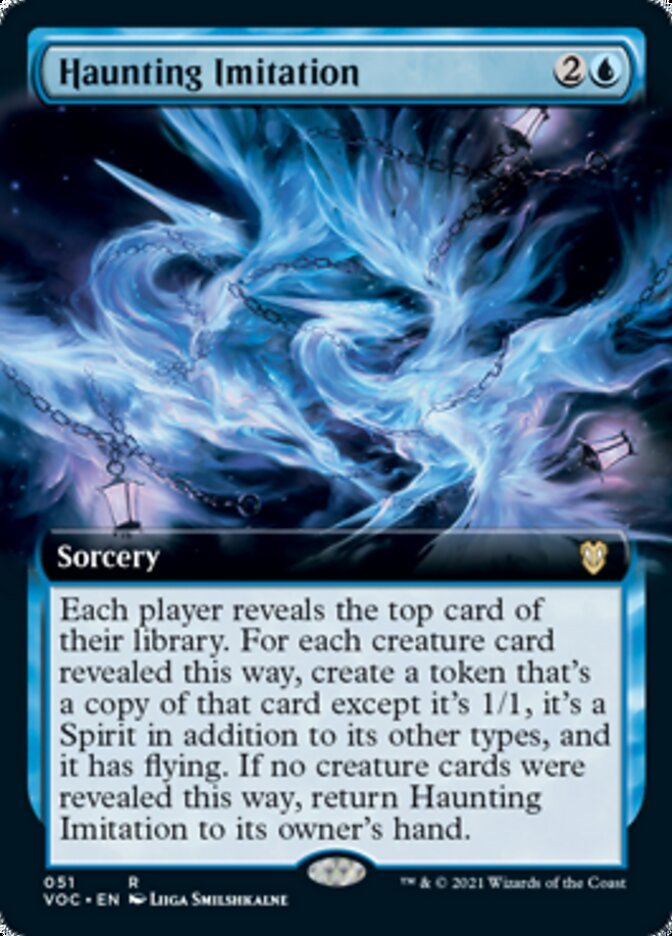 Haunting Imitation (Extended Art) [Innistrad: Crimson Vow Commander] - Card Brawlers