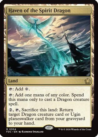 Haven of the Spirit Dragon (FDC-304) - Commander: Foundations - Card Brawlers