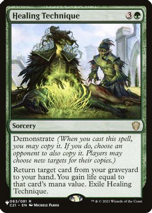 Healing Technique (LIST-063) - The List Reprints - Card Brawlers
