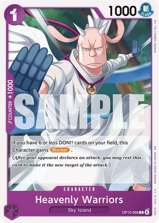 Heavenly Warriors (OP15-068) - Adventure on Kami's Island - Card Brawlers