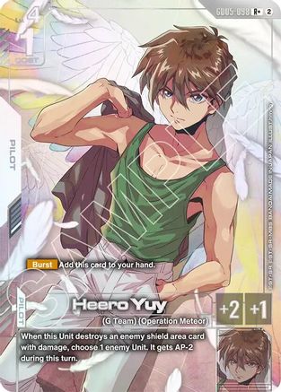 Heero Yuy (R+) (GD05-098) - Freedom Ascension Holofoil - Card Brawlers
