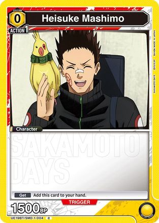 Heisuke Mashimo (Box Topper Foil) (UE19BT/SMD-1-004) - UE19BT SAKAMOTO DAYS Foil - Card Brawlers