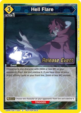 Hell Flare (UEPR/TSK-1-034) - UE20BT That Time I Got Reincarnated as a Slime Release Event Cards - Card Brawlers