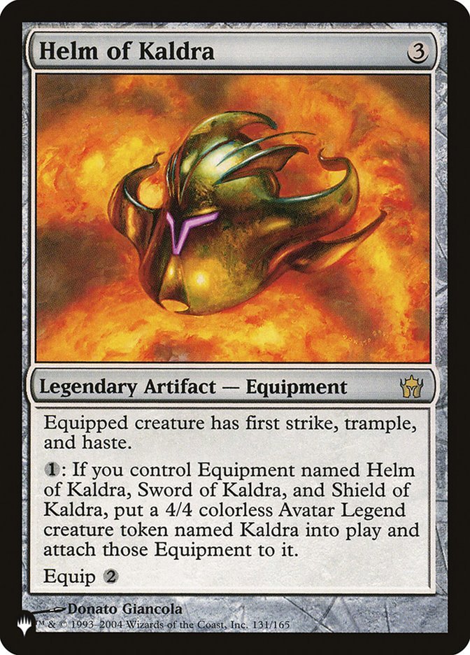 Helm of Kaldra [The List] - Card Brawlers