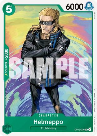 Helmeppo (OP13-036) - Carrying On His Will - Card Brawlers