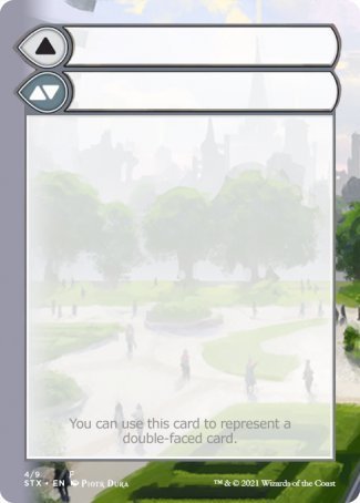 Helper Card (4/9) [Strixhaven: School of Mages Tokens] - Card Brawlers