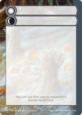 Helper Card (6/9) [Innistrad: Midnight Hunt Tokens] - Card Brawlers