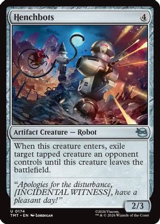 Henchbots (TMT-174) - Teenage Mutant Ninja Turtles Foil - Card Brawlers