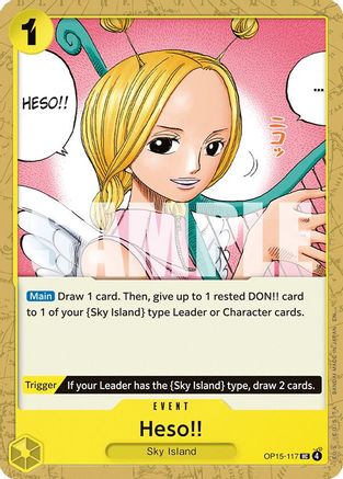 Heso!! (OP15-117) - Adventure on Kami's Island - Card Brawlers