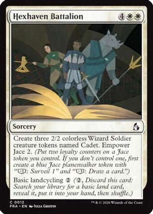 Hexhaven Battalion (FRA-012) - Reality Fracture - Card Brawlers