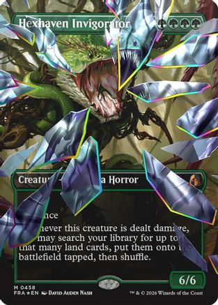 Hexhaven Invigorator (Borderless) (Facet Foil) (FRA-458) - Reality Fracture Foil - Card Brawlers