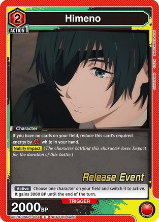 Himeno (064) (UE22BT/CSM-1-064) - UE22BT CHAINSAW MAN Release Event - Card Brawlers
