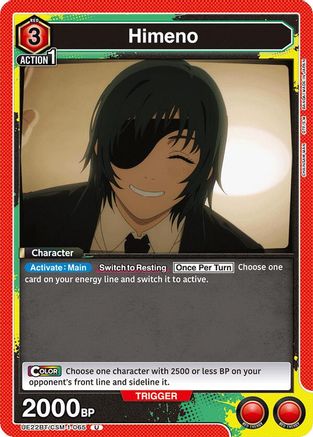 Himeno (065) (UE22BT/CSM-1-065) - UE22BT CHAINSAW MAN - Card Brawlers