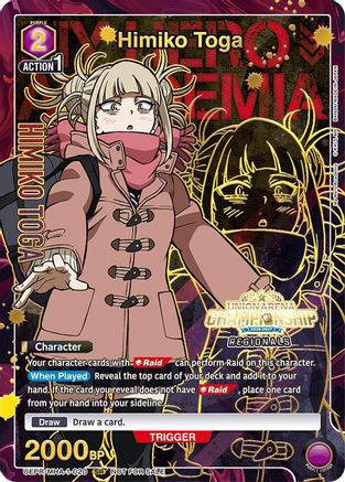 Himiko Toga (Regionals 26-27) (UEPR/MHA-1-020) - Union Arena Promotion Cards Foil - Card Brawlers