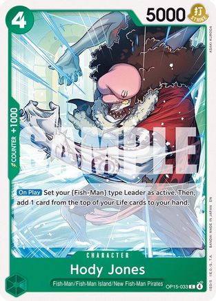 Hody Jones (OP15-033) - Adventure on Kami's Island - Card Brawlers