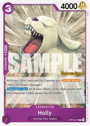 Holly (OP15-071) - Adventure on Kami's Island Release Event Cards - Card Brawlers