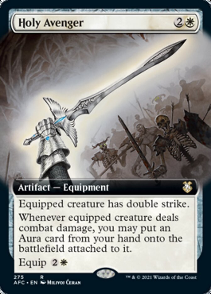 Holy Avenger (Extended Art) [Dungeons & Dragons: Adventures in the Forgotten Realms Commander] - Card Brawlers