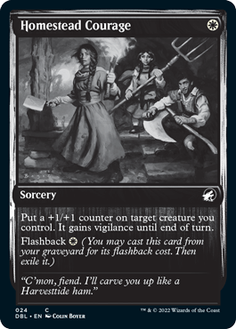 Homestead Courage [Innistrad: Double Feature] - Card Brawlers