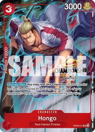 Hongo (CS 25-26 Celebration Pack) (OP09-011) - One Piece Promotion Cards Foil - Card Brawlers