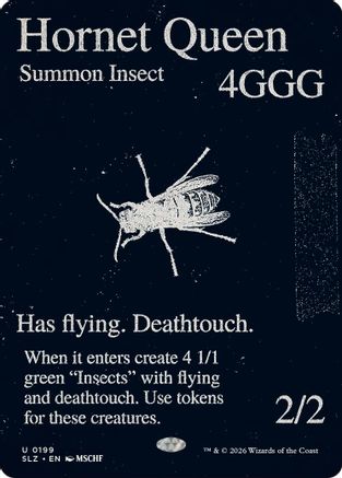 Hornet Queen (0199) (SLZ-199) - Secret Lair x MSCHF: The Zeta Set - Card Brawlers
