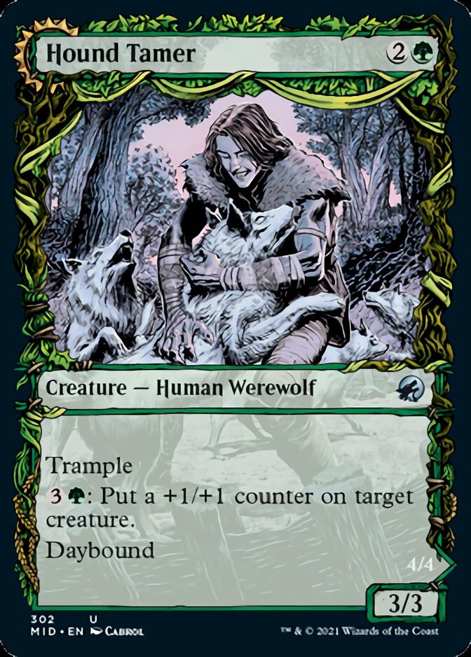 Hound Tamer // Untamed Pup (Showcase Equinox) [Innistrad: Midnight Hunt] - Card Brawlers