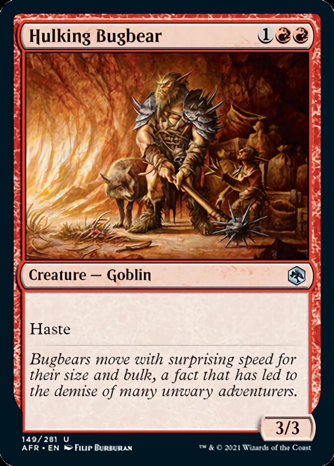 Hulking Bugbear [Dungeons & Dragons: Adventures in the Forgotten Realms] - Card Brawlers