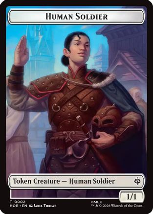 Human Soldier // Treasure (0013) Double-Sided Token (HOB-2 // 13) - The Hobbit Foil - Card Brawlers