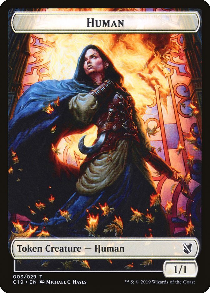 Human Token [Commander 2019 Tokens] - Card Brawlers
