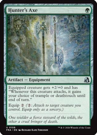 Hunter's Axe (FRA-108) - Reality Fracture - Card Brawlers